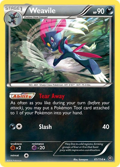 STS: Weavile (Reverse Holofoil)