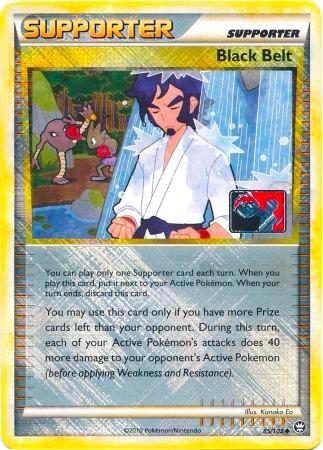 PR: Black Belt - 85/102 (League Promo) (Reverse Holofoil)
