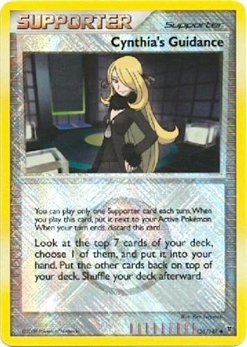 PR: Cynthia's Guidance - 136/147 (League Promo) (Reverse Holofoil)