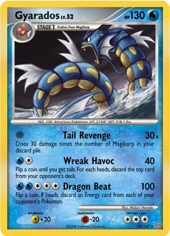 PR: Gyarados - 19/100 (DP Stormfront) (Holofoil)