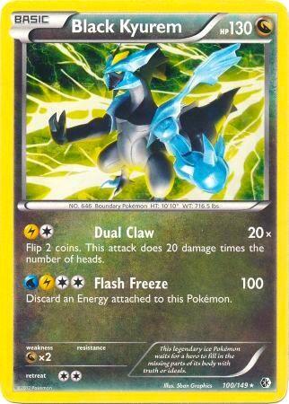 PR: Black Kyurem - 100/149 (BW Boundaries Crossed) (Holofoil)