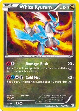 PR: White Kyurem - 102/149 (BW Boundaries Crossed) (Holofoil)