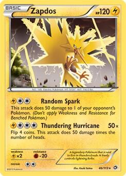 PR: Zapdos - 46/113 (BW Legendary Treasures)