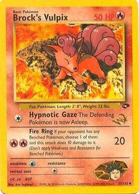 PR: Brock's Vulpix [W Stamped]
