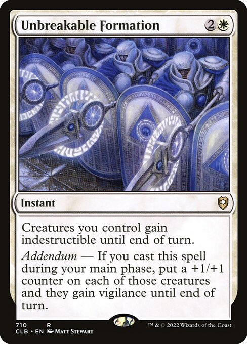 CLB: Unbreakable Formation