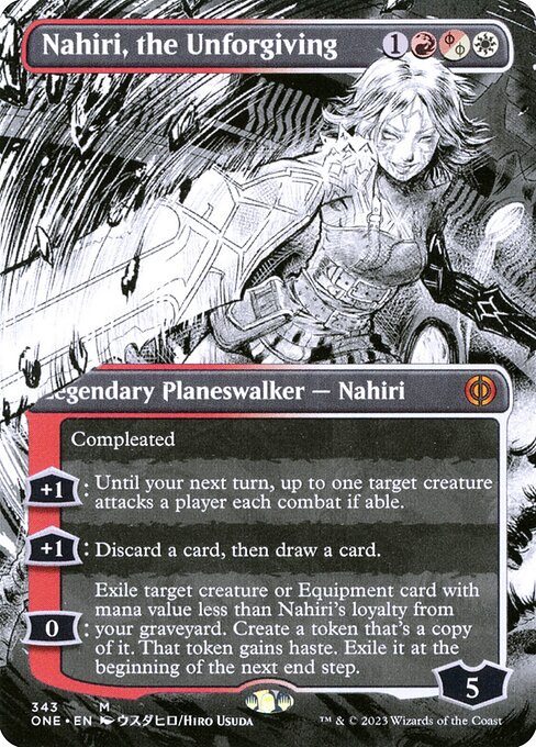 ONE: Nahiri, the Unforgiving (Borderless) (Foil)