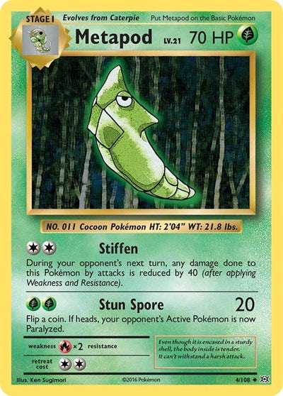EVO: Metapod (Reverse Holofoil)