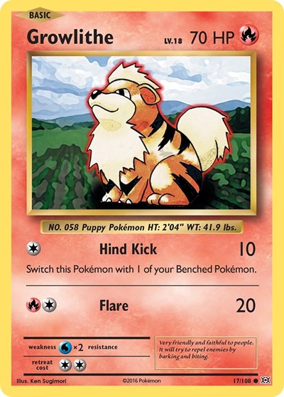 EVO: Growlithe (Reverse Holofoil)