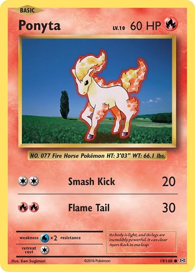 EVO: Ponyta (Reverse Holofoil)