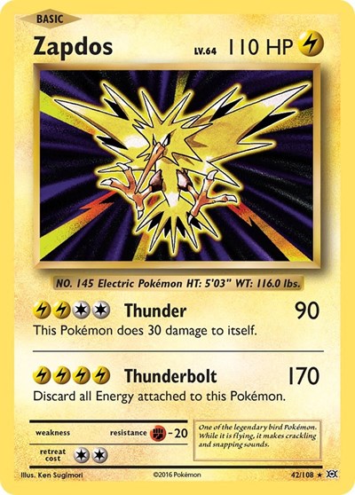 EVO: Zapdos (Holofoil)