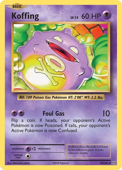 EVO: Koffing (Reverse Holofoil)