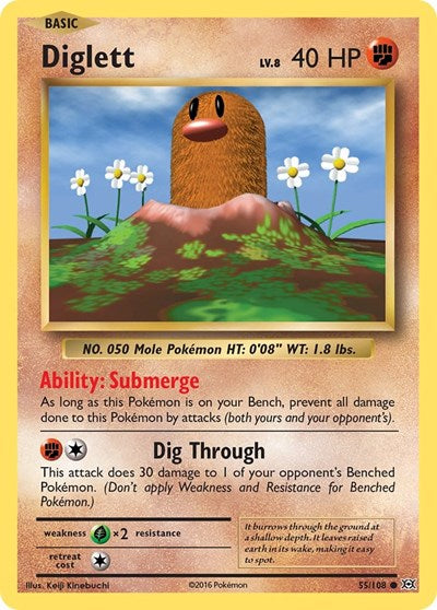 EVO: Diglett (Reverse Holofoil)