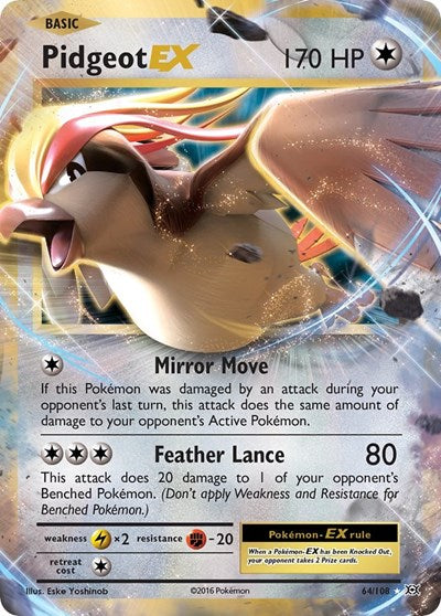 EVO: Pidgeot EX (Holofoil)
