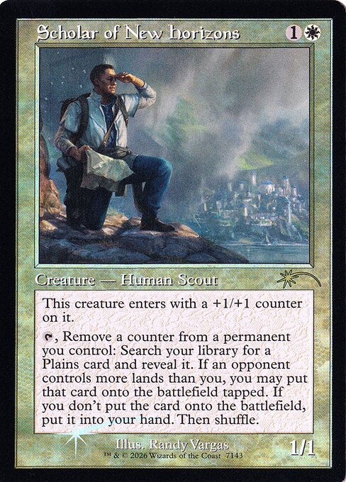 SLD: Scholar of New Horizons (Retro Frame) (Foil)
