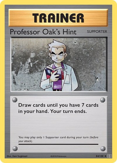 EVO: Professor Oak's Hint (Reverse Holofoil)