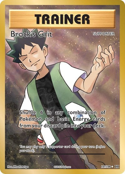 EVO: Brock's Grit (Full Art) (Holofoil)