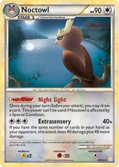 PR: Noctowl - 8/123 (HeartGold & SoulSilver)