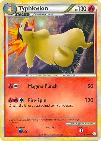 PR: Typhlosion - 32/123 (Cosmos Holo) (Holofoil)