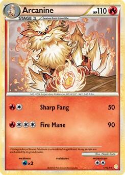 PR: Arcanine - 1/123 (HeartGold & SoulSilver)