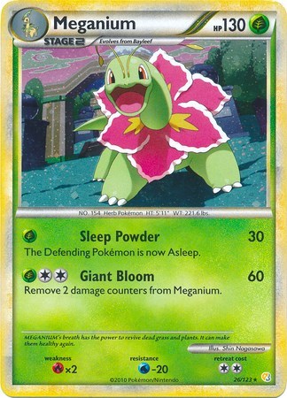 PR: Meganium - 26/123 (Cosmos Holo) (Holofoil)