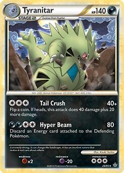 PR: Tyranitar - 26/95 (HGSS Unleashed) (Holofoil)