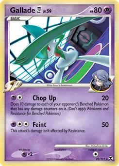 PR: Gallade E4 - 20/111 (DPPt Rising Rivals) (Holofoil)