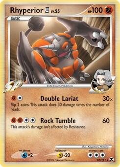 PR: Rhyperior E4 - 32/111 (DPPt Rising Rivals) (Holofoil)