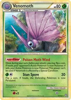 PR: Venomoth - 11/102 (HGSS Triumphant)