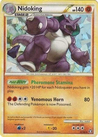 PR: Nidoking - 6/102 (Cracked Ice Holo) (Holofoil)