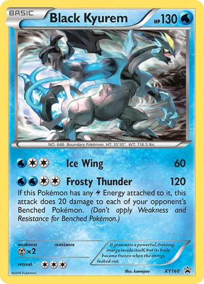 PR: Black Kyurem - XY160 (Holofoil)