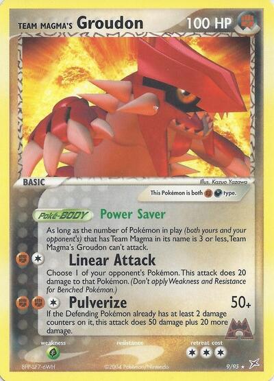 PR: Team Magma's Groudon - 9/95 (EX Team Magma vs Team Aqua)