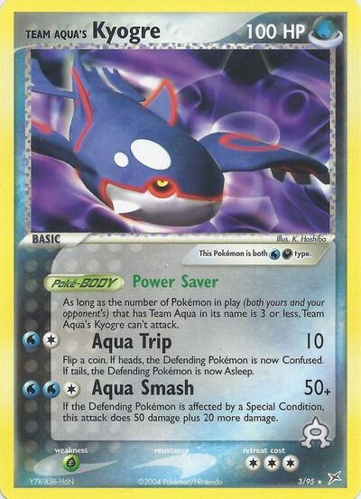 PR: Team Aqua's Kyogre - 3/95 (EX Team Magma vs Team Aqua)