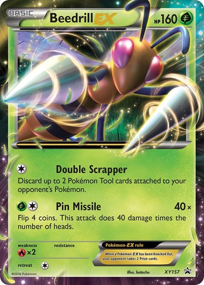 PR: Beedrill EX - XY157 (Holofoil)