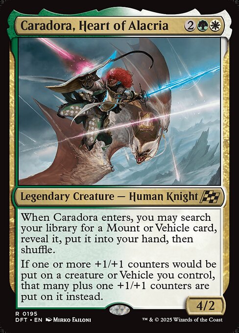 DFT: Caradora, Heart of Alacria (Foil)