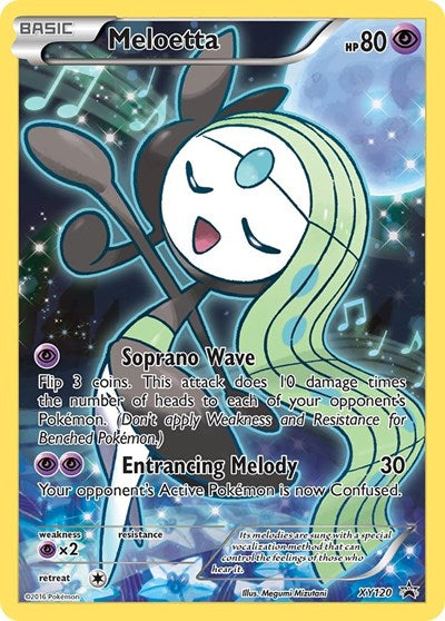 PR: Meloetta - XY120 (Holofoil)