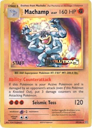PR: Machamp - 59/108 (Prerelease) [Staff] (Holofoil)