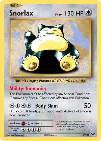 PR: Snorlax - XY179 (Holofoil)