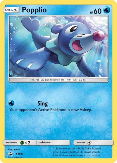 SMP: Popplio - SM03 (Holofoil)