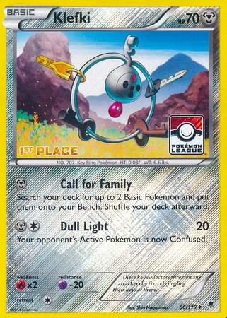 PR: Klefki - 66/119 (Pokemon League) [1st Place] (Reverse Holofoil)