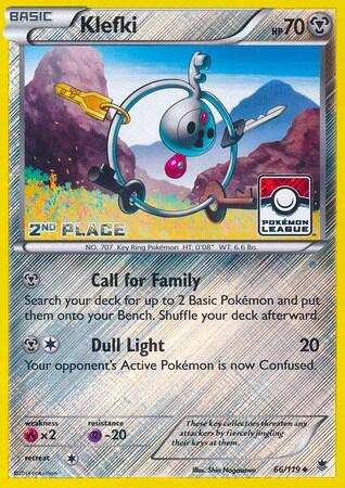 PR: Klefki - 66/119 (Pokemon League) [2nd Place] (Reverse Holofoil)