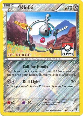 PR: Klefki - 66/119 (Pokemon League) [3rd Place] (Reverse Holofoil)