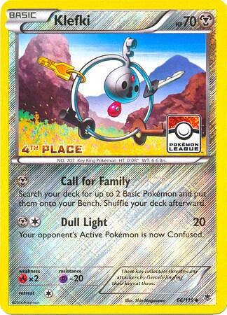 PR: Klefki - 66/119 (League Promo) [4th Place] (Reverse Holofoil)
