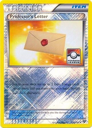 PR: Professor's Letter - 123/146 (Pokemon League) (Reverse Holofoil)