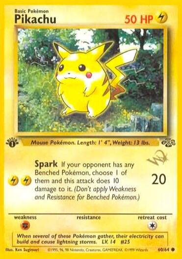 PR: Pikachu [W Stamped]