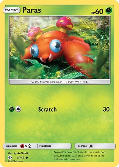 SM01: Paras (Reverse Holofoil)