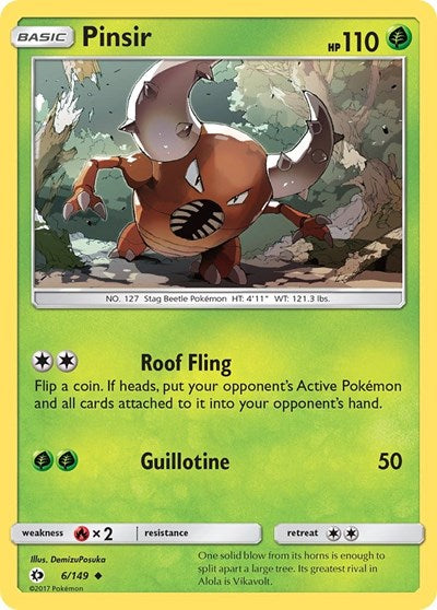 SM01: Pinsir (Reverse Holofoil)