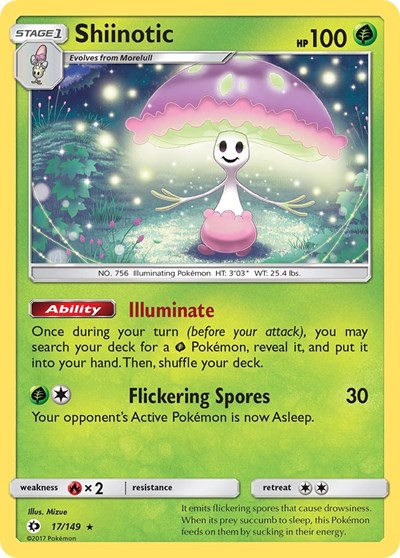SM01: Shiinotic (Holofoil)