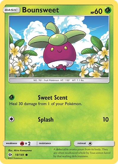 SM01: Bounsweet (Reverse Holofoil)