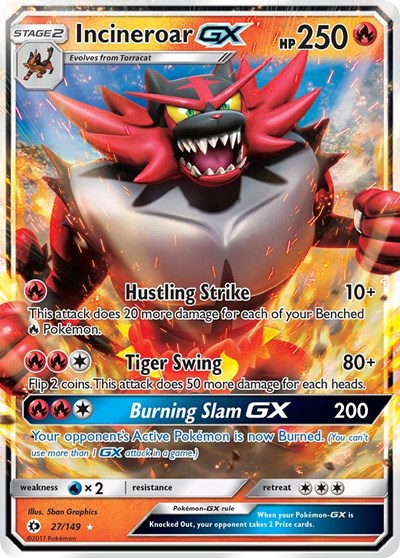 SM01: Incineroar GX (Holofoil)