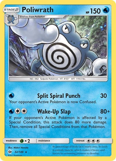 SM01: Poliwrath (Reverse Holofoil)